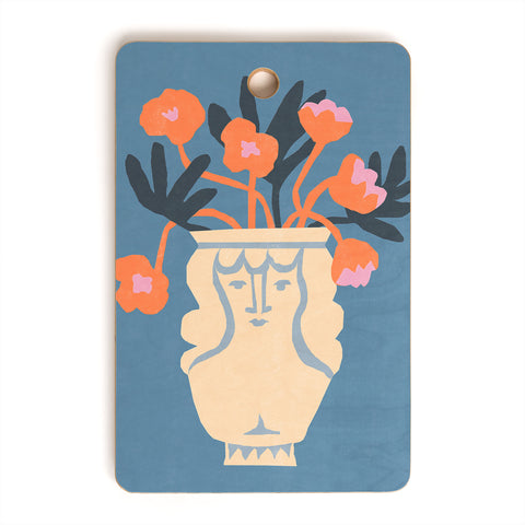 Tasiania Antique head vase Cutting Board Rectangle