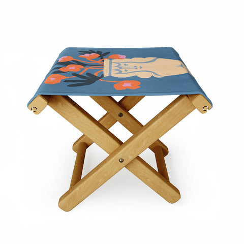 Tasiania Antique head vase Folding Stool