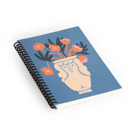 Tasiania Antique head vase Spiral Notebook