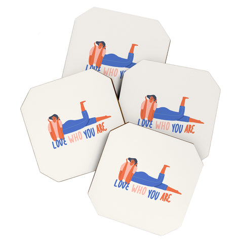 Tasiania Love who you are Coaster Set