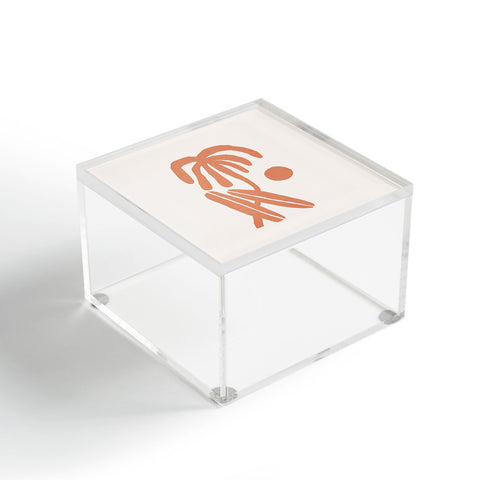 Tasiania Palm and surfboards Acrylic Box
