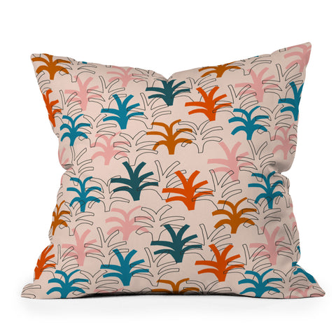 Tasiania Palm grove Outdoor Throw Pillow