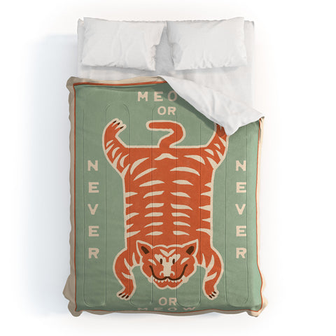 Tasiania Tiger Meow or Never Comforter