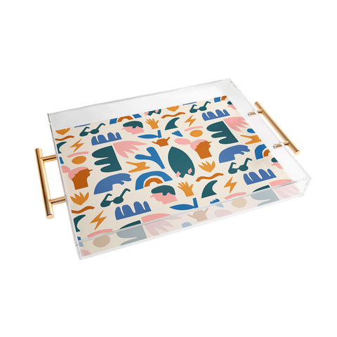 Tasiania Vaya a la playa Acrylic Tray