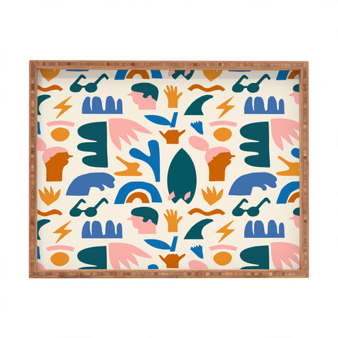 Tasiania Vaya a la playa Rectangular Tray