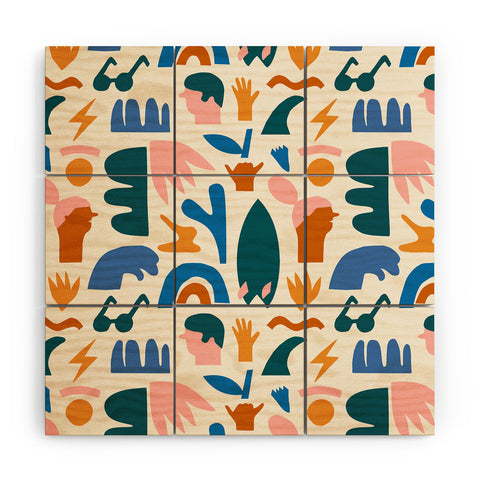 Tasiania Vaya a la playa Wood Wall Mural