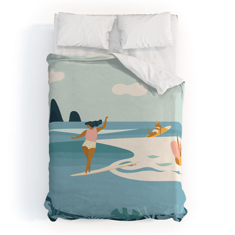 Tasiania Wave Sisters Duvet Cover