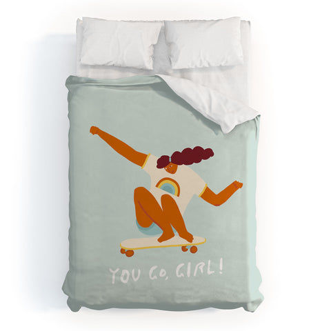 Tasiania You go girl I Duvet Cover