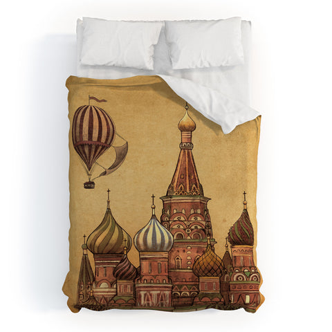Terry Fan Moving To Moscow Duvet Cover