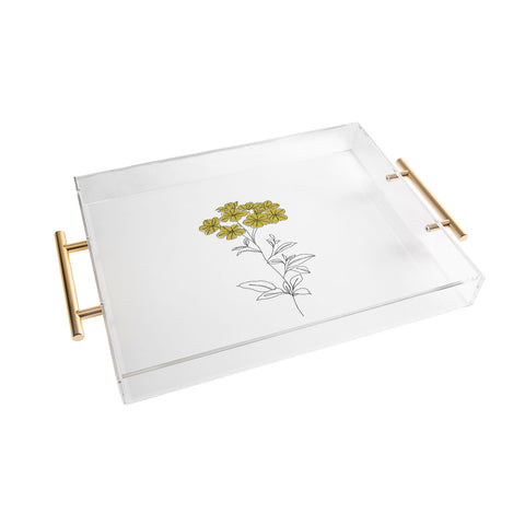 The Colour Study Botanical Illustration Iona Acrylic Tray