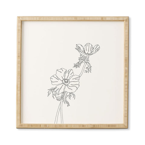 The Colour Study Botanical illustration Joan Framed Wall Art