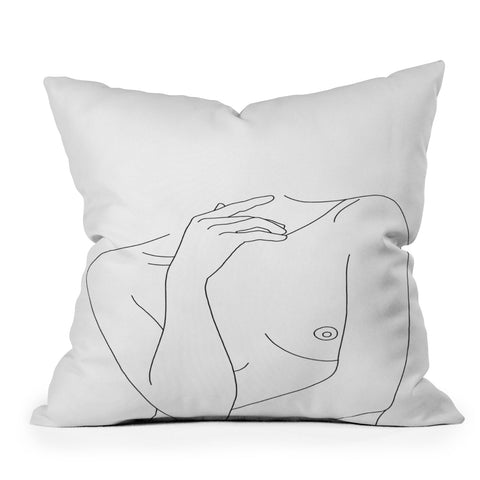 The Colour Study Cecily by The Colour Study Outdoor Throw Pillow