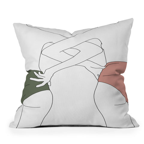 The Colour Study Elinor Outdoor Throw Pillow