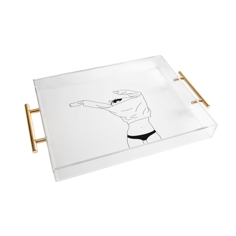 The Colour Study Fashion illustration Cadee Acrylic Tray