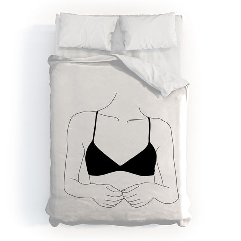 The Colour Study Figure Drawing Corey Duvet Cover