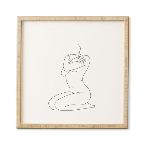 The Colour Study Life drawing illustration Framed Wall Art