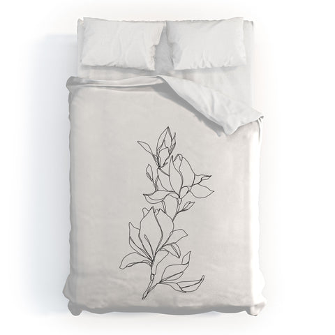 The Colour Study Magnolia by The Colour Study Duvet Cover