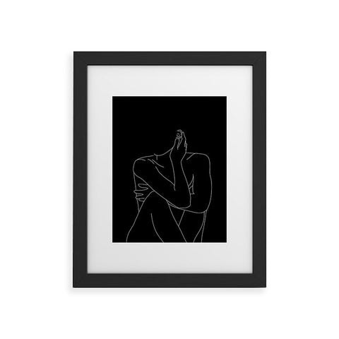The Colour Study Nude figure illustration Celi Framed Art Print