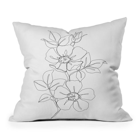 The Colour Study The Rose Outdoor Throw Pillow
