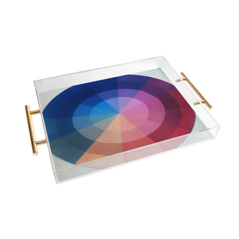 The Light Fantastic Color Wheel Acrylic Tray
