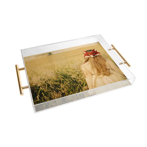 The Light Fantastic Fox Girl Acrylic Tray