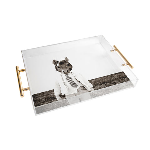 The Light Fantastic Portrait Of A Boy Acrylic Tray