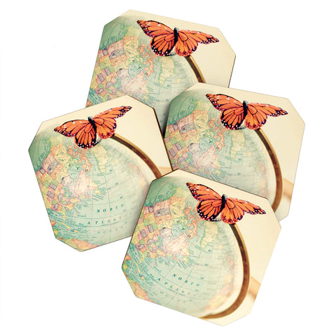 The Light Fantastic World Traveller Coaster Set