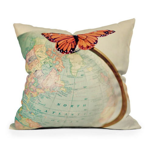 The Light Fantastic World Traveller Outdoor Throw Pillow