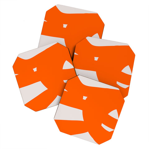 The Old Art Studio Abstract Form 6A Coaster Set