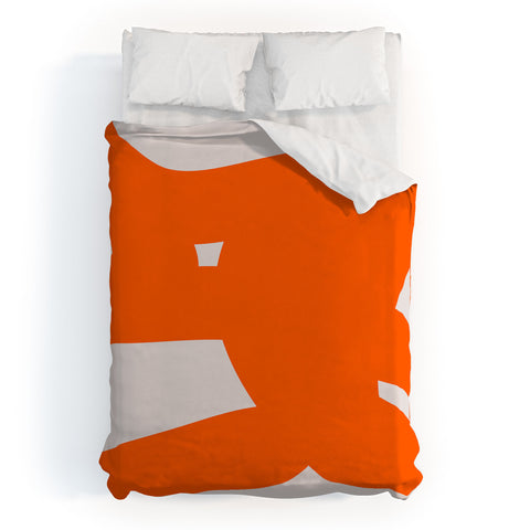 The Old Art Studio Abstract Form 6A Duvet Cover