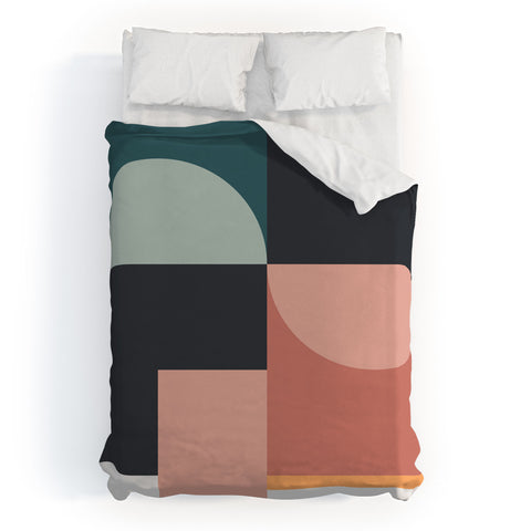 The Old Art Studio Abstract Geometric 07 Duvet Cover