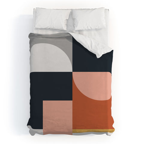 The Old Art Studio Abstract Geometric 09 Duvet Cover