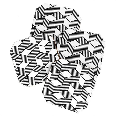 The Old Art Studio Cube 01 Coaster Set