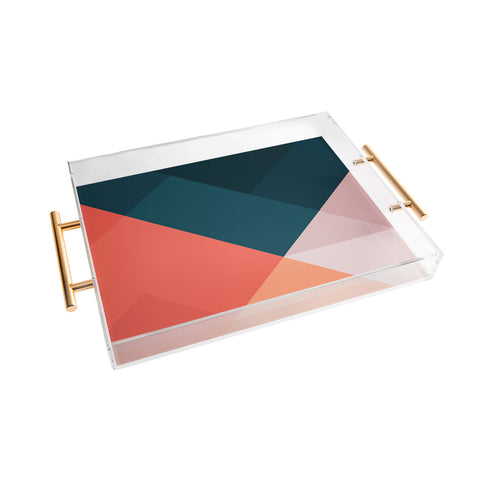 The Old Art Studio Geometric 1708 Acrylic Tray