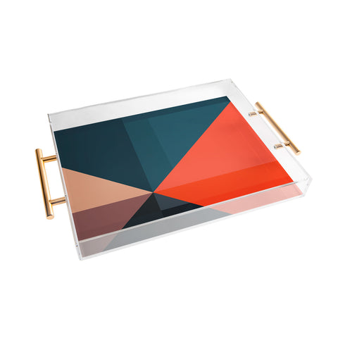 The Old Art Studio Geometric 1713 Acrylic Tray