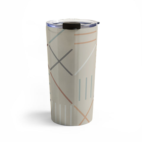 The Old Art Studio Geometric Shapes 05 Travel Mug