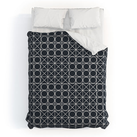 The Old Art Studio Geometric Tile Duvet Cover