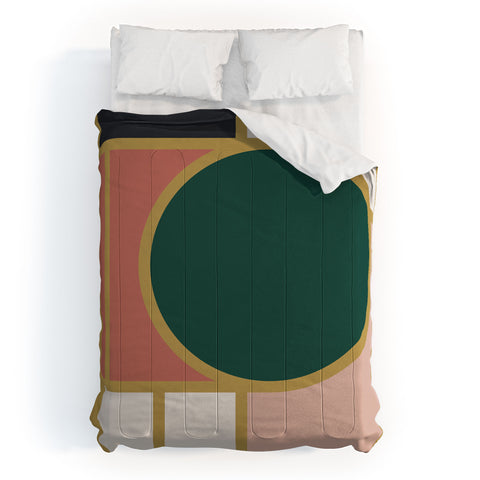 The Old Art Studio Maximalist Geometric 05B Comforter