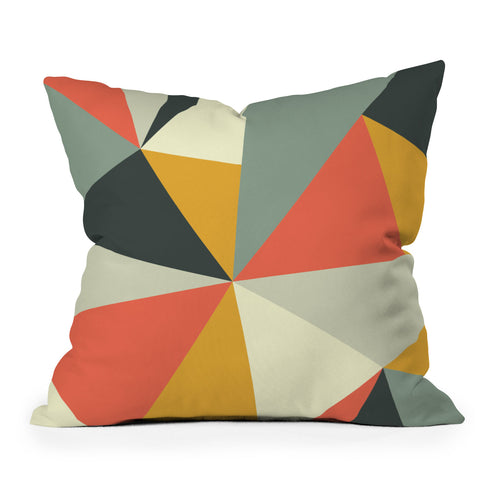 The Old Art Studio Mid Century 01 Outdoor Throw Pillow