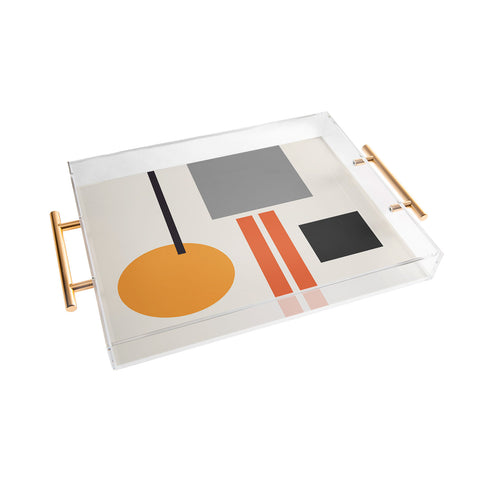 The Old Art Studio Mid Century 05 Acrylic Tray