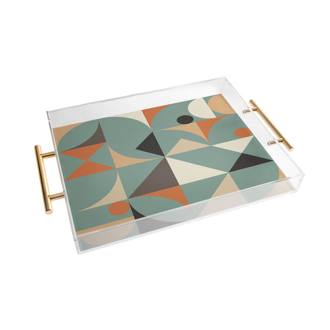 The Old Art Studio Mid Century 7C Acrylic Tray