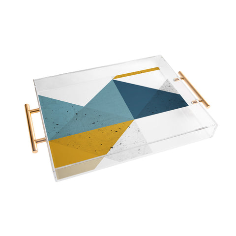 The Old Art Studio Modern Geometric 19 Acrylic Tray