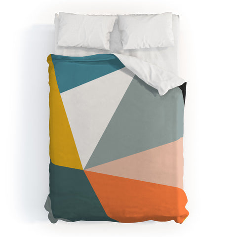The Old Art Studio Modern Geometric 33 Duvet Cover