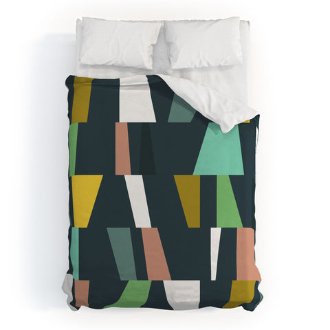 The Old Art Studio Modern Geometric 37 Duvet Cover