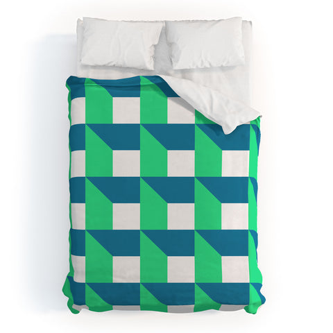The Old Art Studio Modern Geometric 52 Duvet Cover