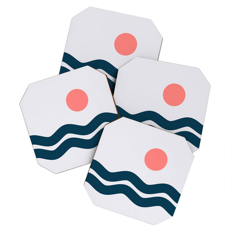 The Old Art Studio Nautical 06 Coaster Set