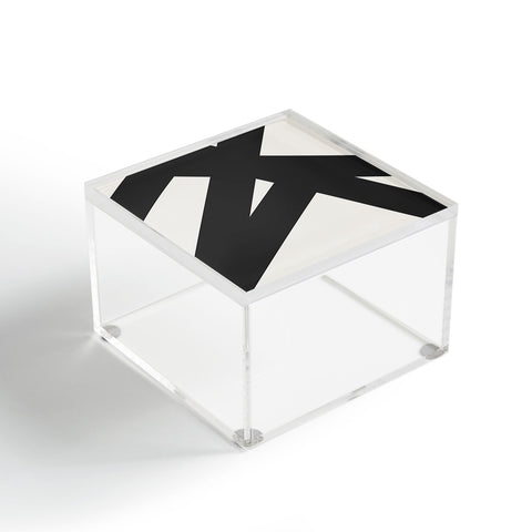 The Old Art Studio Neutral Abstract 1B Acrylic Box