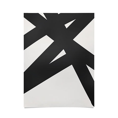 The Old Art Studio Neutral Abstract 1B Poster