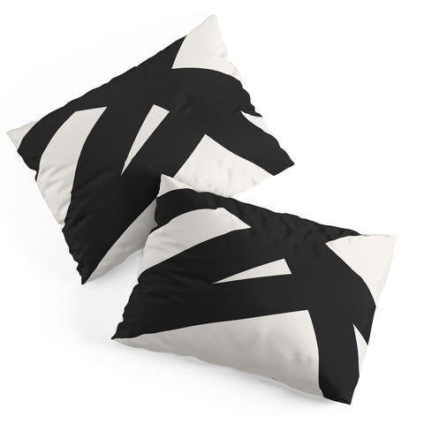 The Old Art Studio Neutral Abstract 1B Pillow Shams