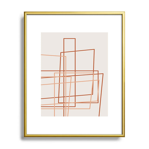 The Old Art Studio Tekton 01 Metal Framed Art Print